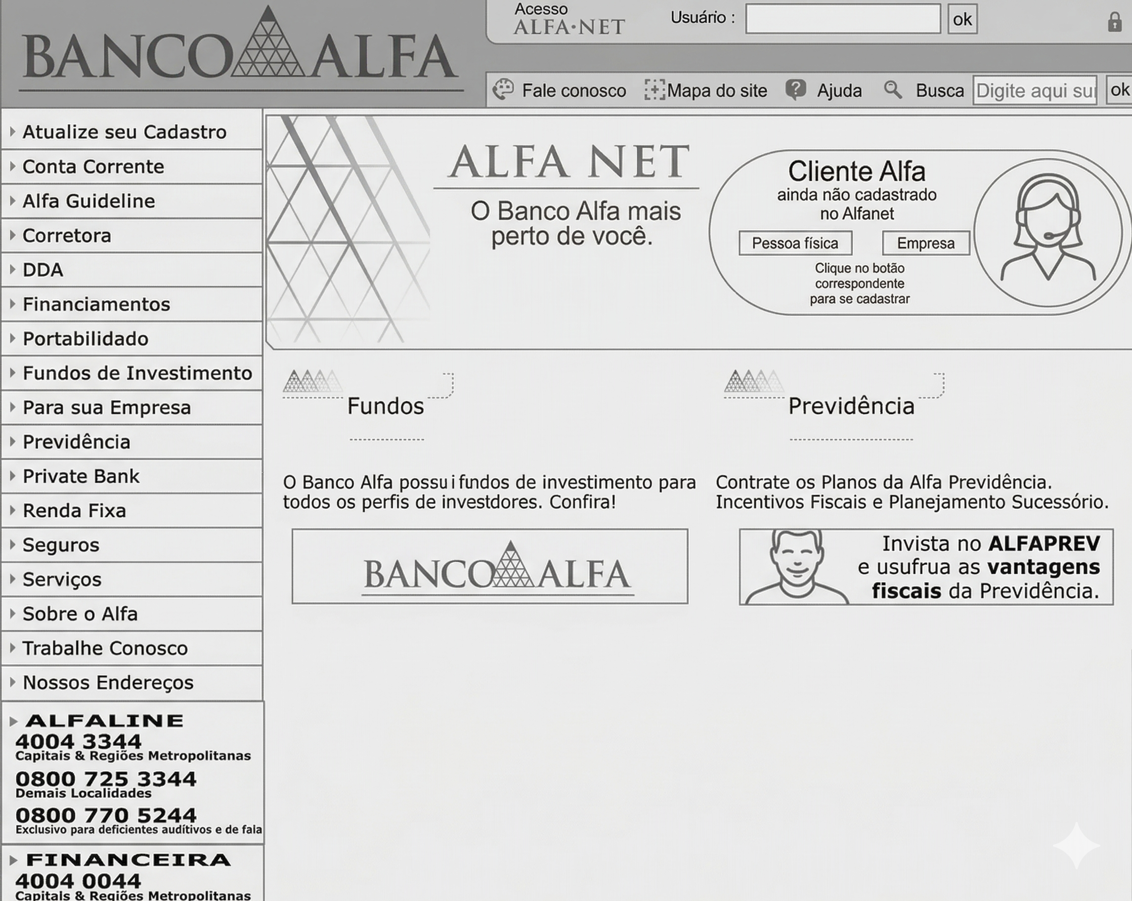 Ver mídia: ALFA BANK portal - Wireframe
